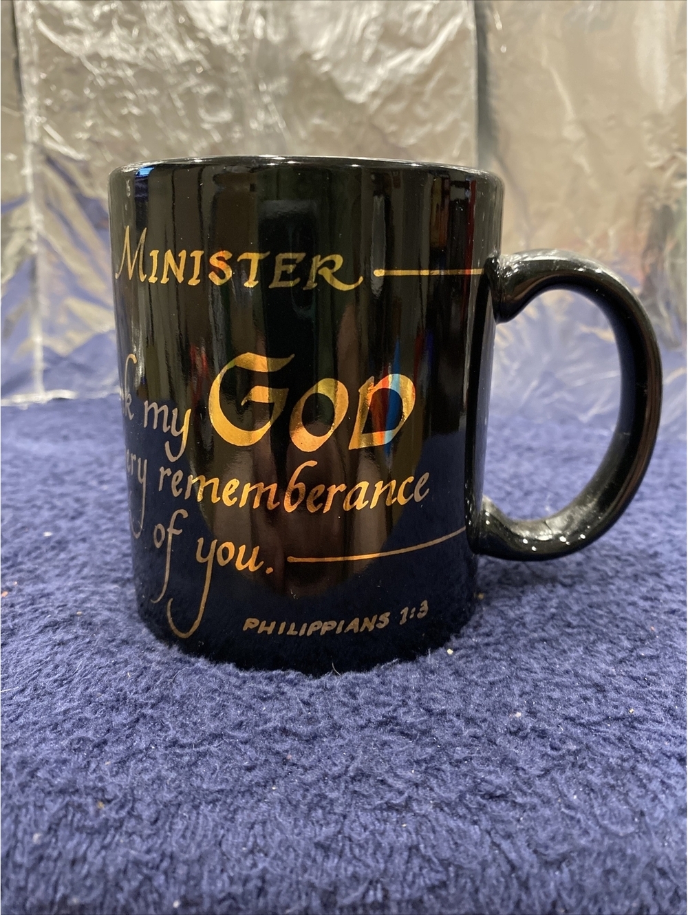 Philippians 1 Verse 3 I Thank My god Upon Every Remberance￼ Bible Coffee Cup Mug